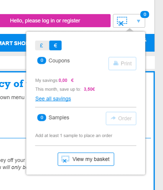 change to euros example